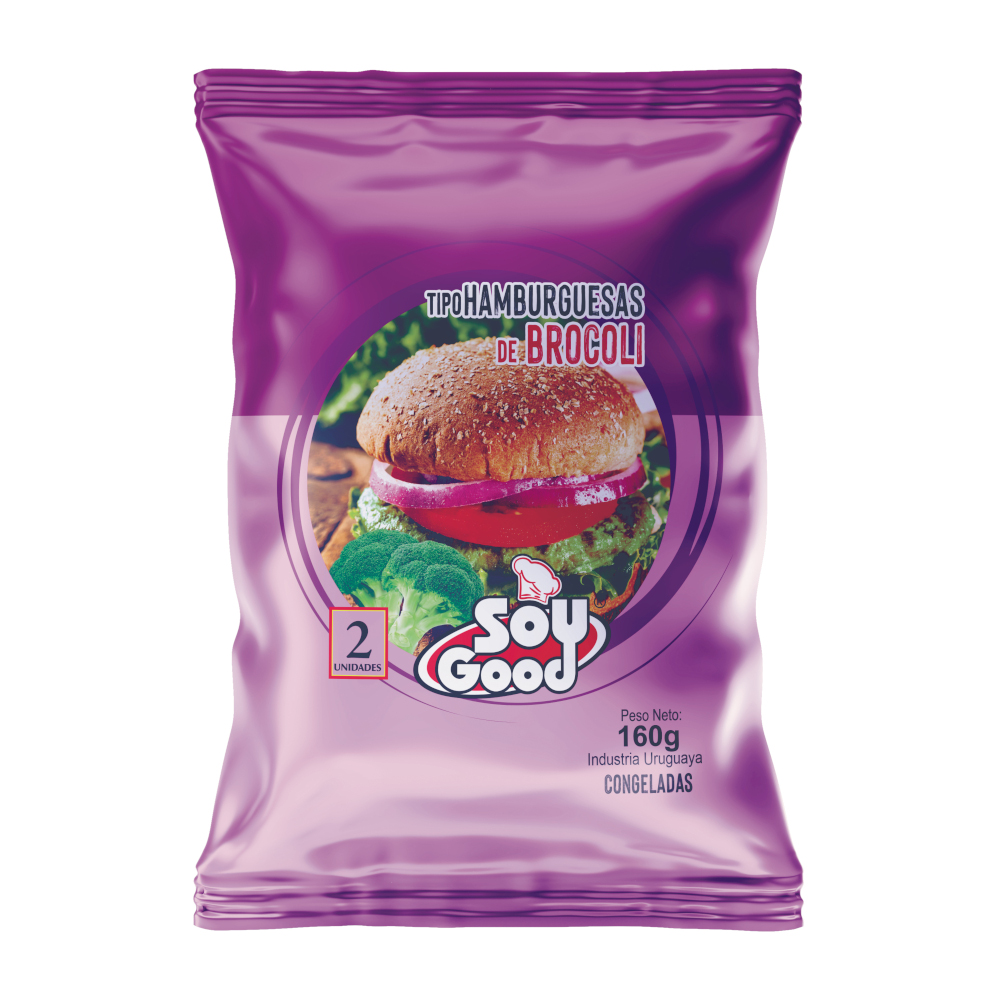 Tipo hamburguesas de brócoli