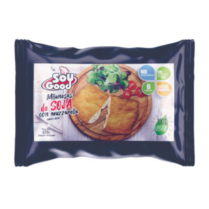 Milanesas de soja con muzzarella